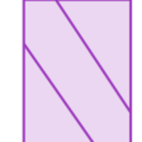 Equal parts of rectangles