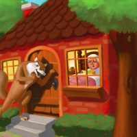 Fairy Tales Retold: reading creative fiction; Granny the Hero 2