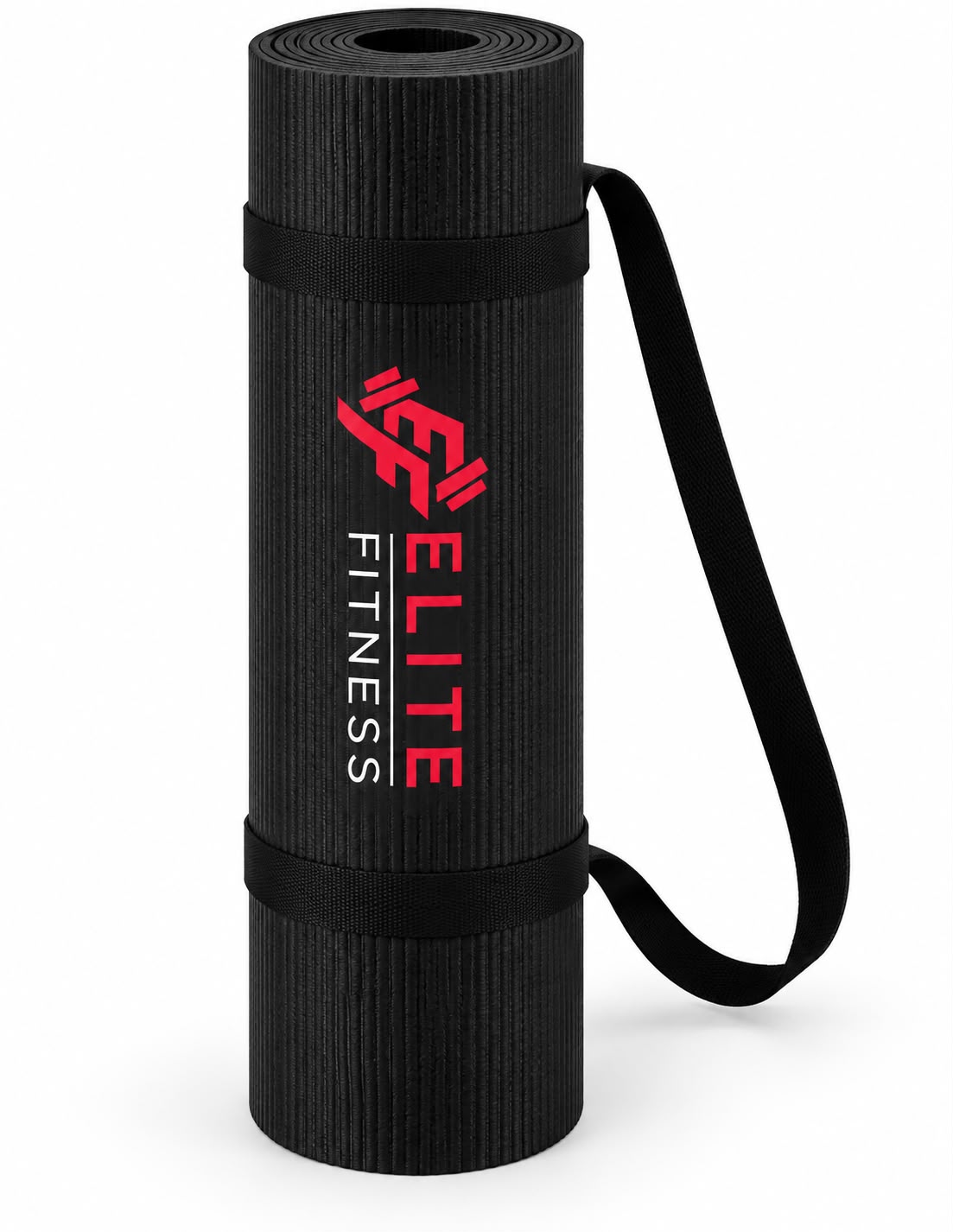 High-Density Non-Slip Yoga & Workout Mat with Strap