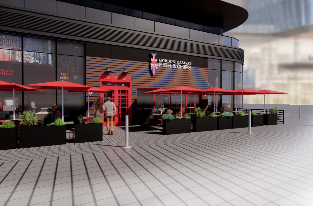 Gordon Ramsay Fish & Chips D.C. render