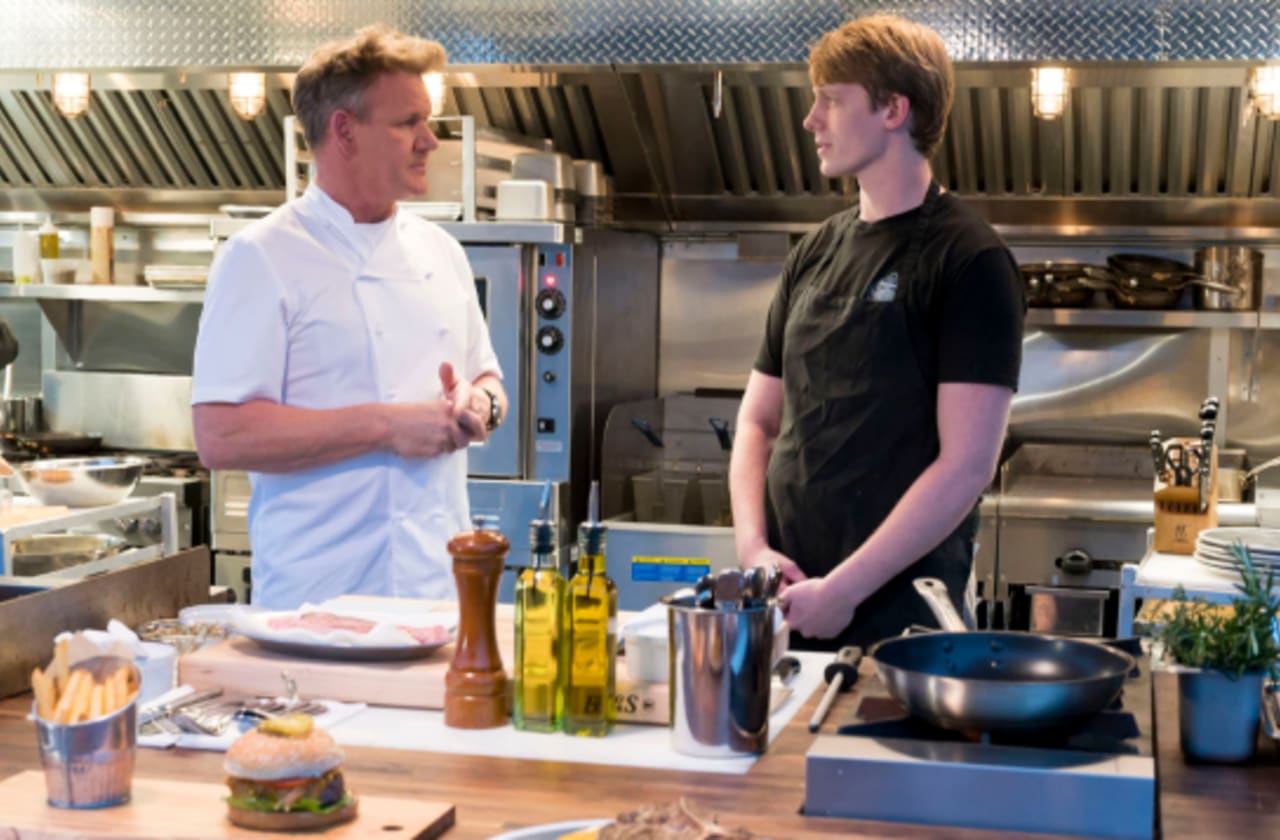 Chef Ramsay training the Sous Chef 