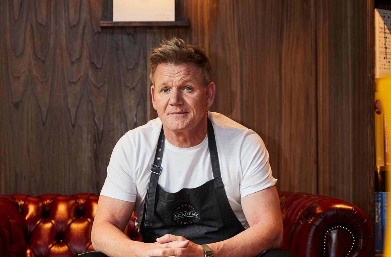 Gordon Ramsay wearing a Jacket