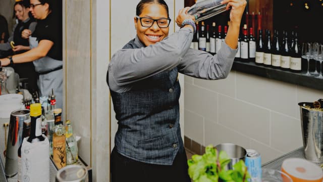 Bartender at Private Dining event at Hell's Kitchen in Washington DC 