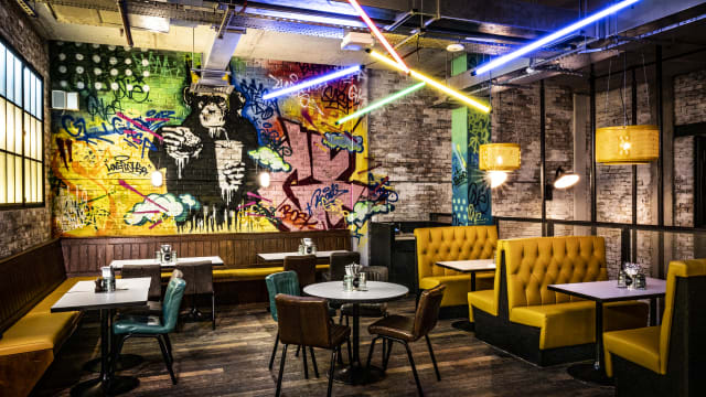 Interior of Street Burger at The O2