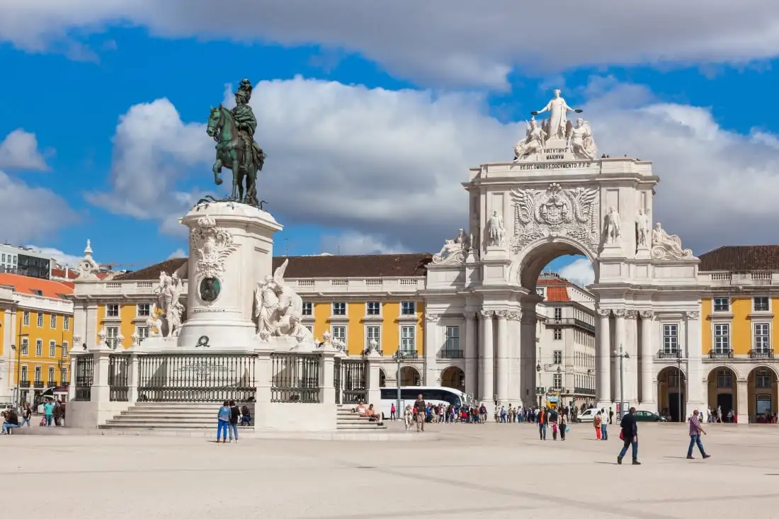 The Triumphal Arch of  Rua Augusta