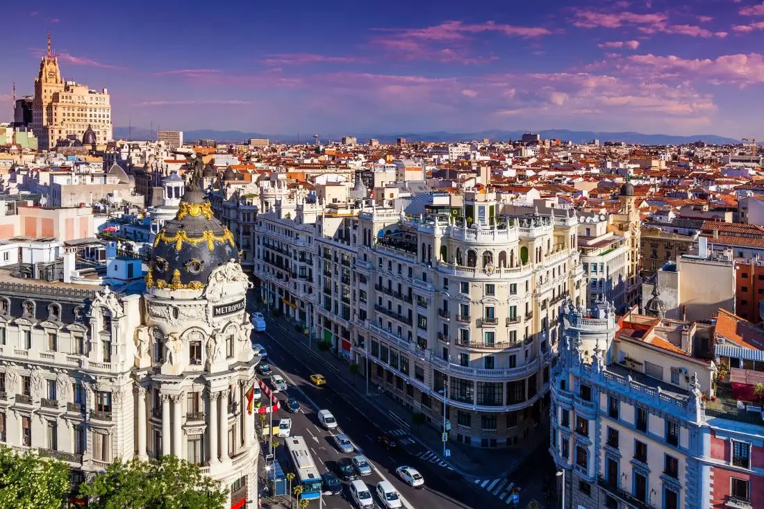aerial gran via