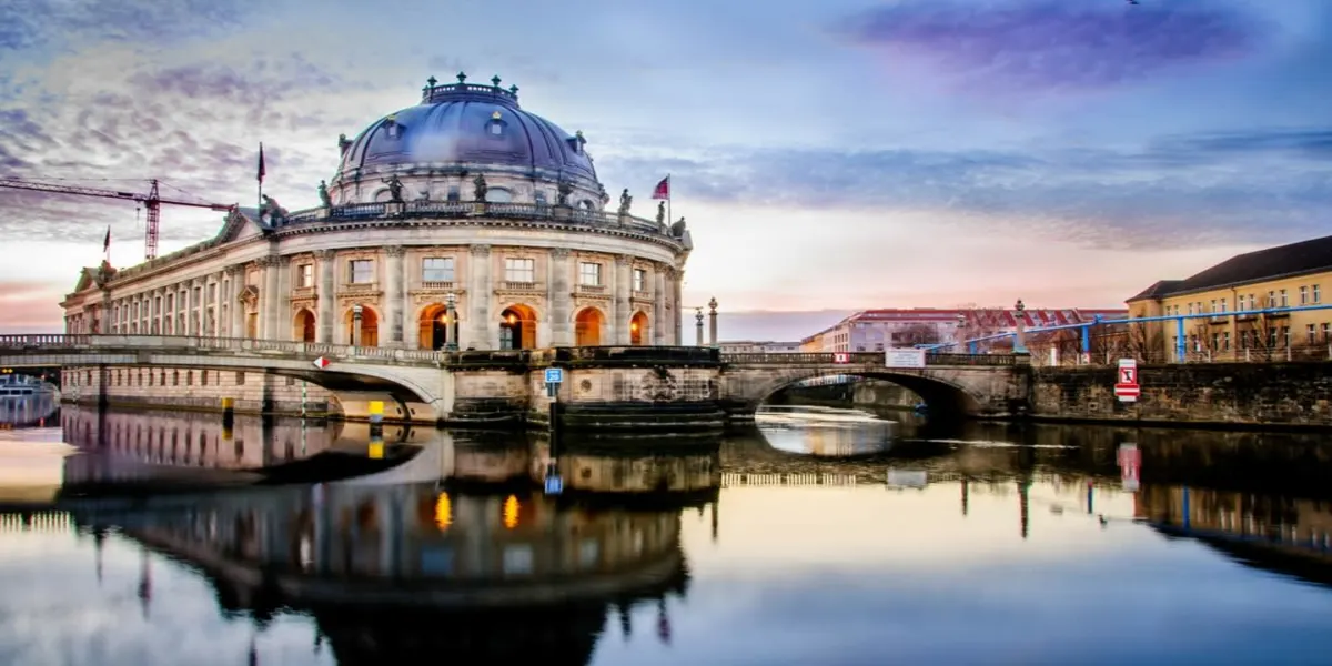 Museum Island on the Spree River in Berlin