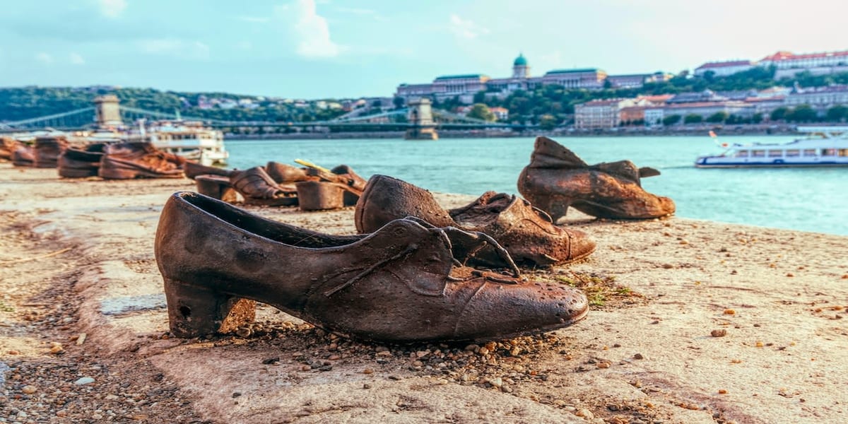 Shoes on the Danube Holocaust Memorial in Budapest