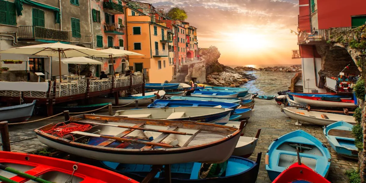 Sunrise in Cinque Terre