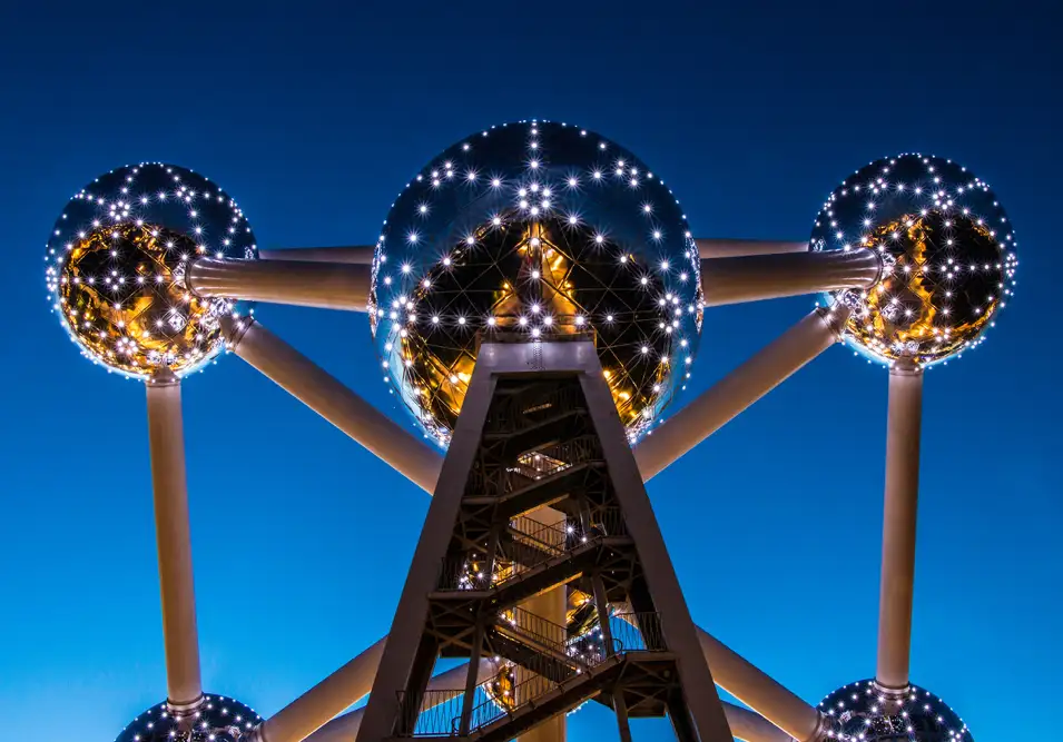 The Atomium Landmark in Brussels