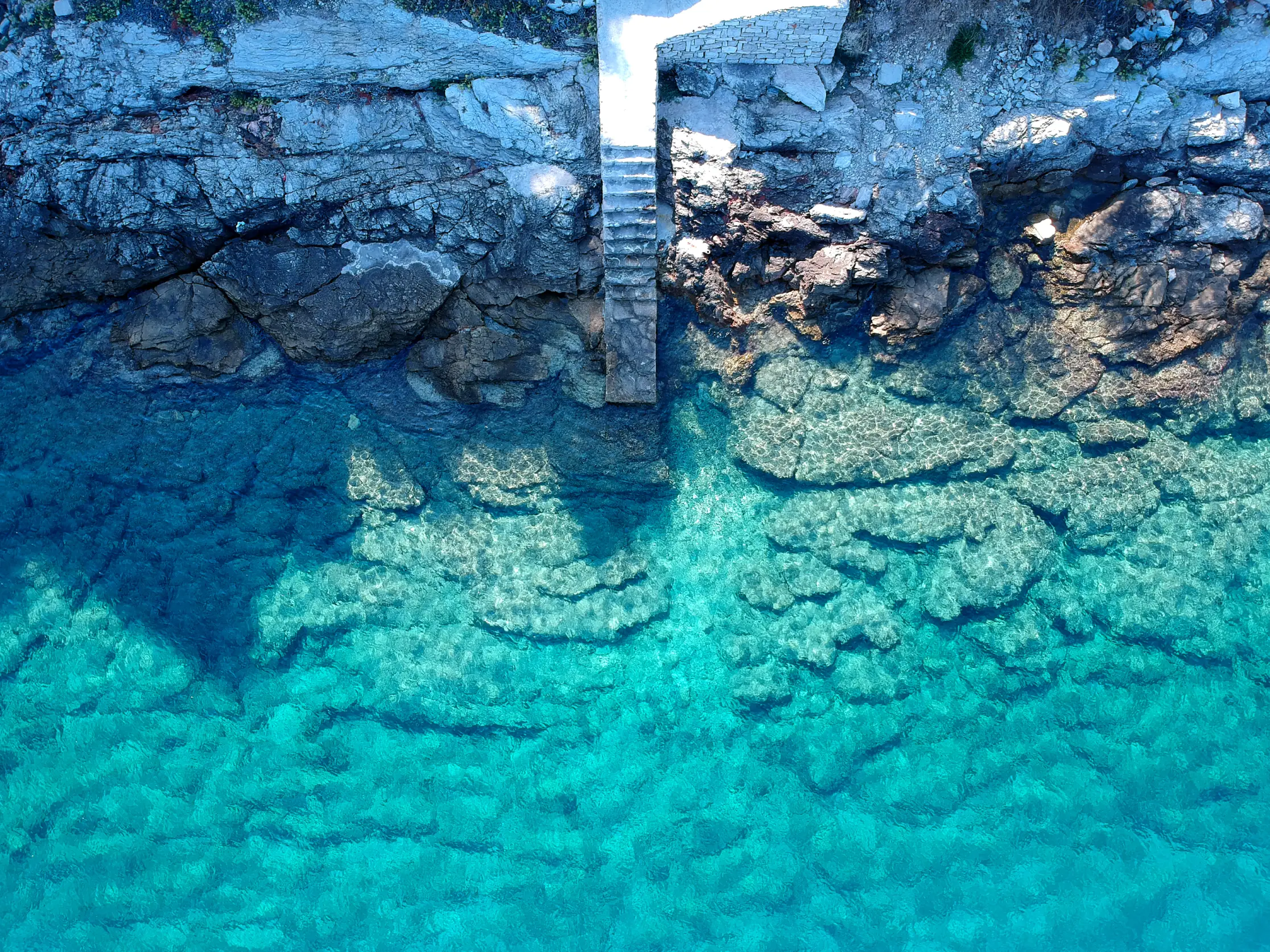 The Stone Beach in Split Croatia