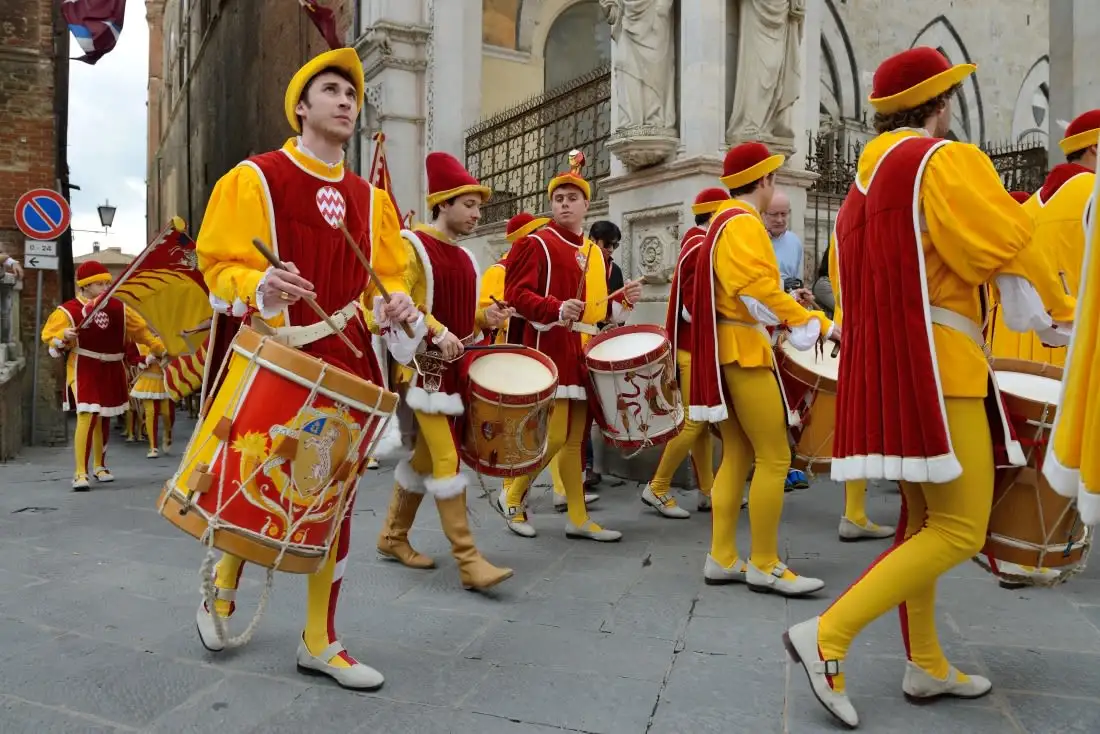 traditional siena parade 