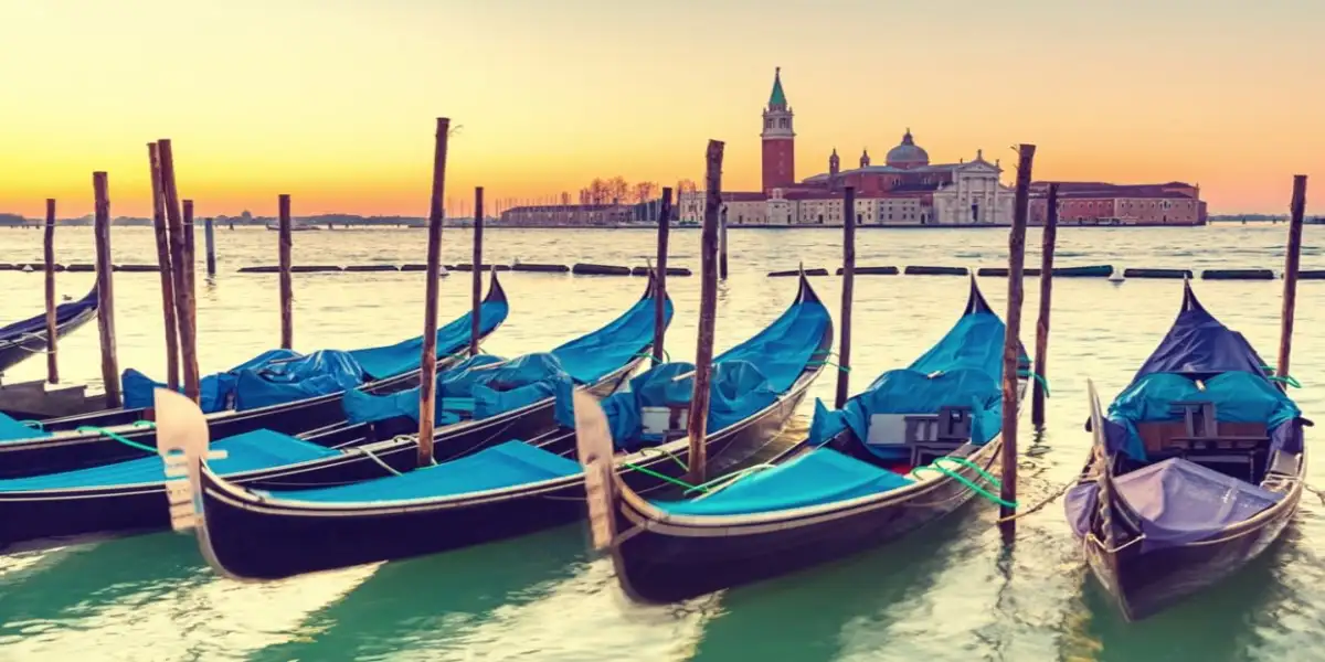 Gondolas in Venice