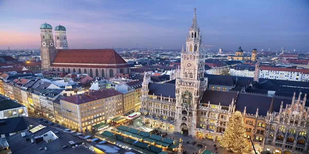 Munich Old Town during Christmas Season