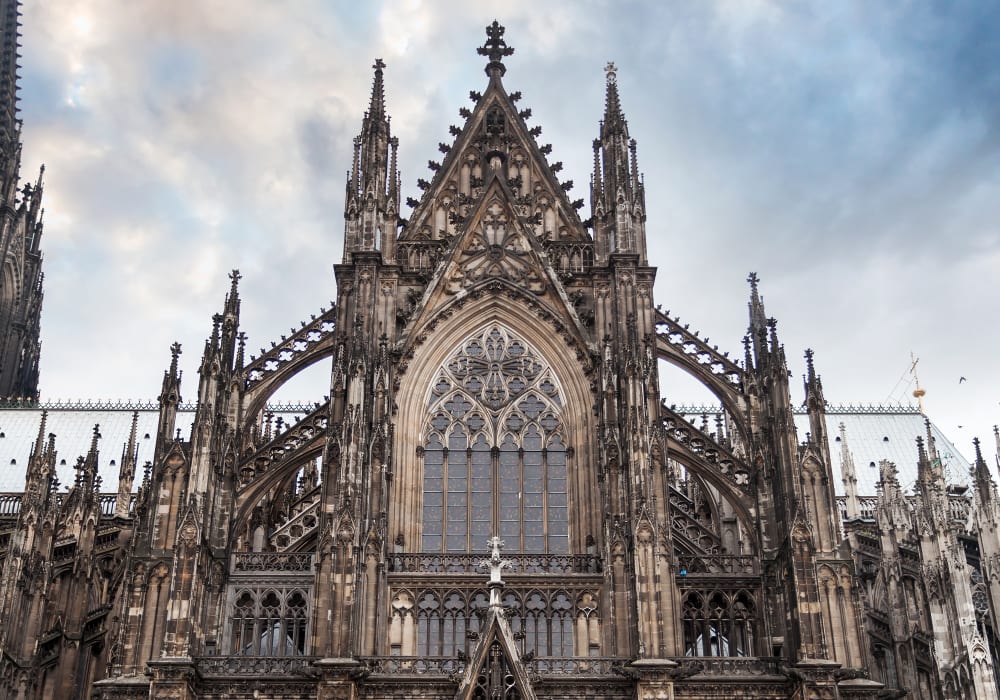 The Front Face of Cologne Cathedral