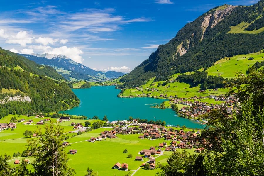 Lake in Switzerland