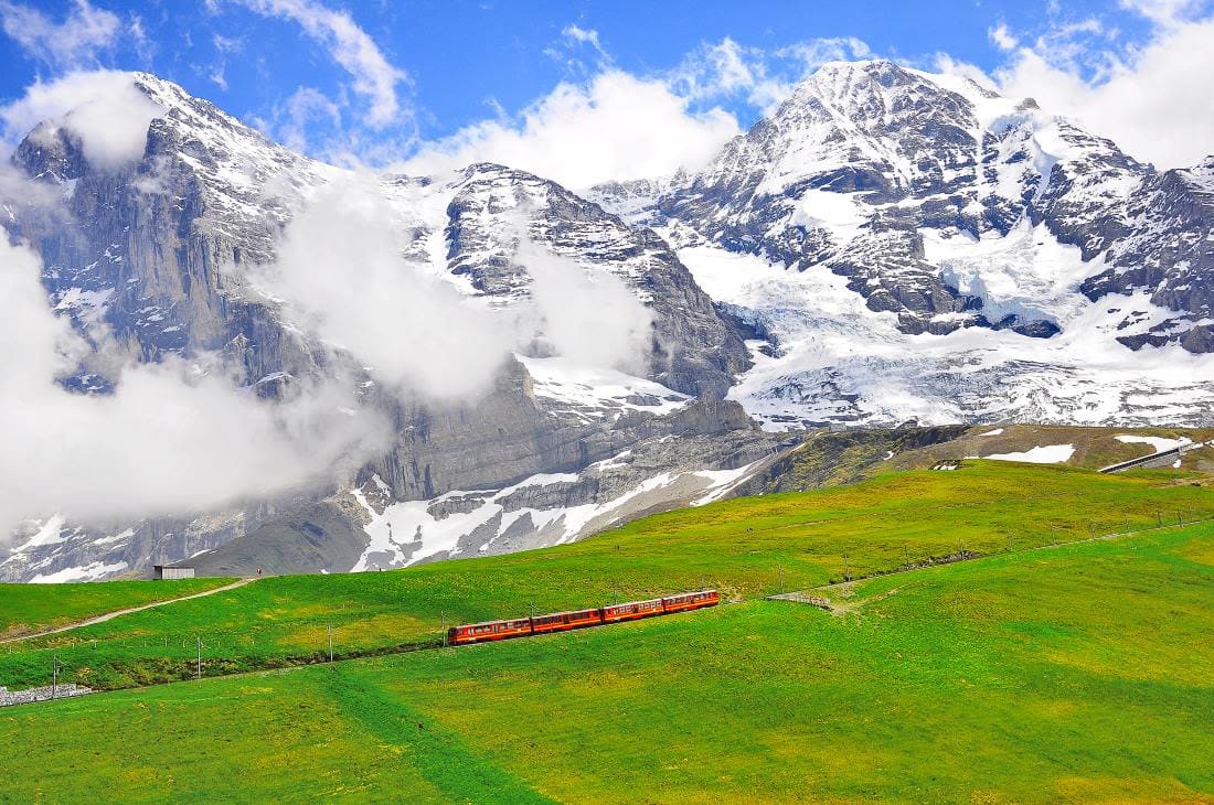 Train to the Jungfrau