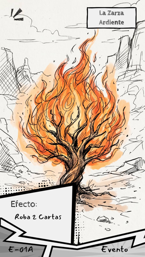 Carta de Evento: La Zarza Ardiente