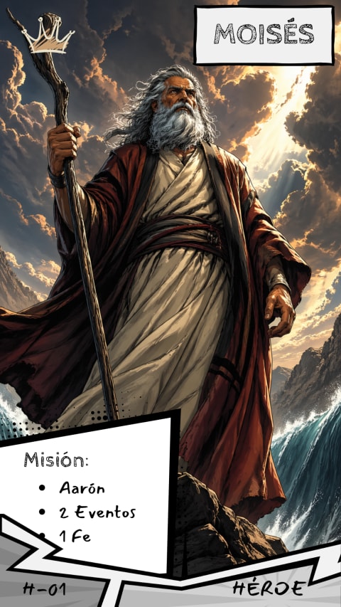 Carta de Héroe: Moisés