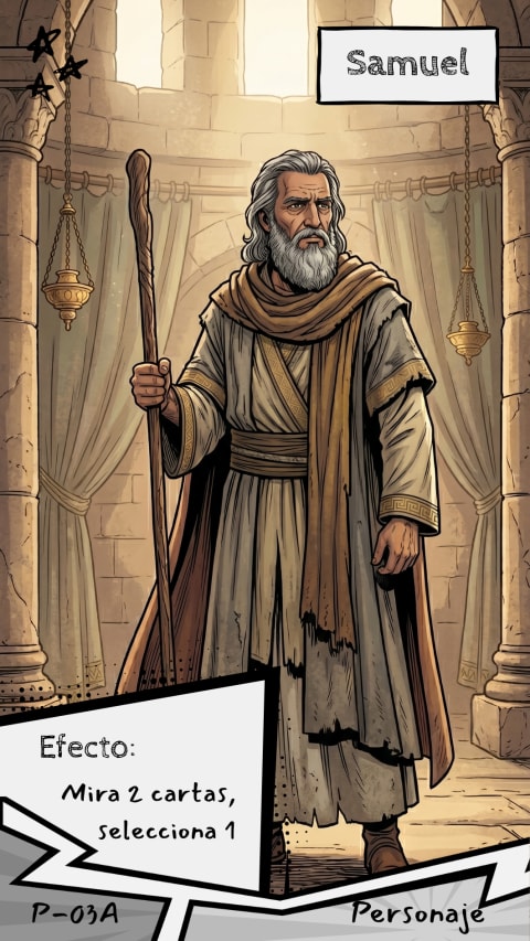 Carta de Personaje: Samuel