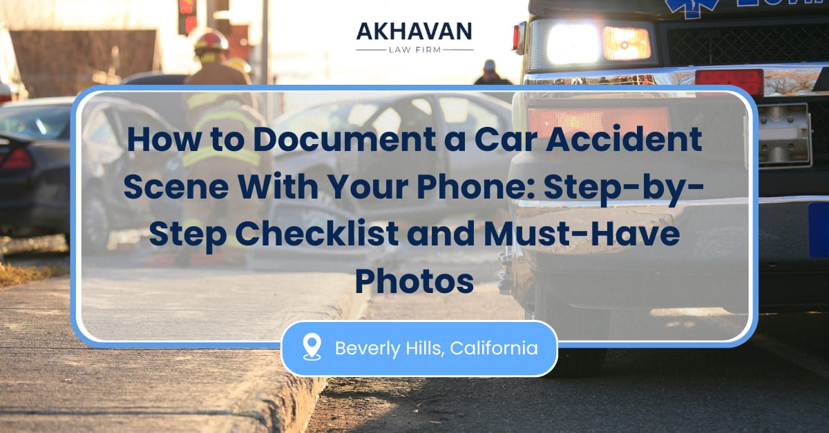 How to Document a Car Accident Scene With Your Phone