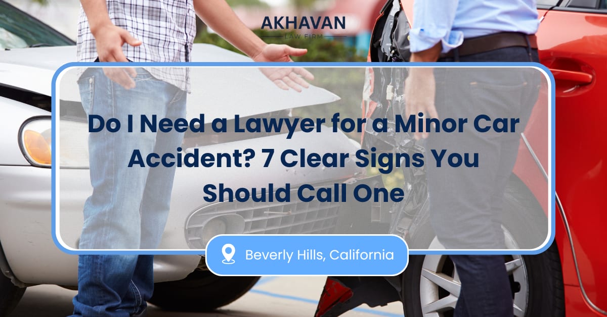 Do I Need a Lawyer for a Minor Car Accident?