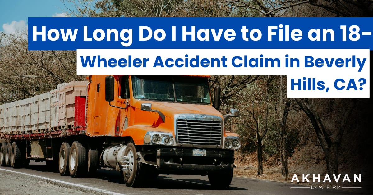 18 Wheeler Accident Lawyer Beverly Hills