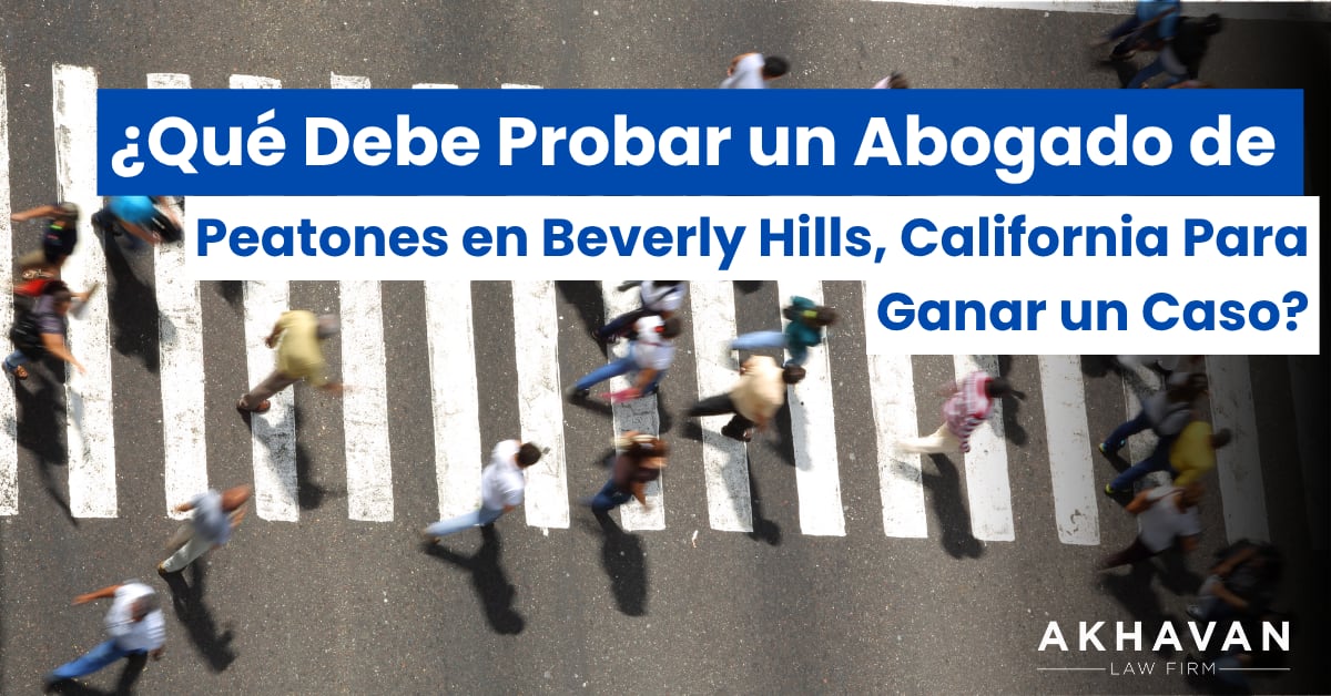 Abogado De Peatones Beverly Hills