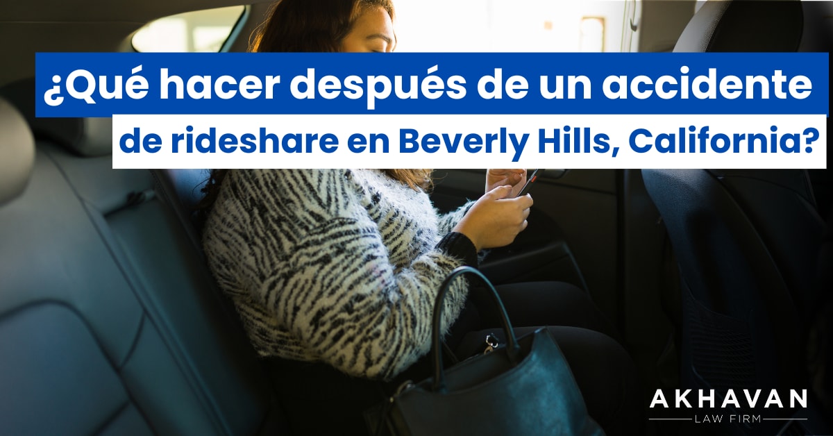 Abogado De Rideshare Beverly Hills