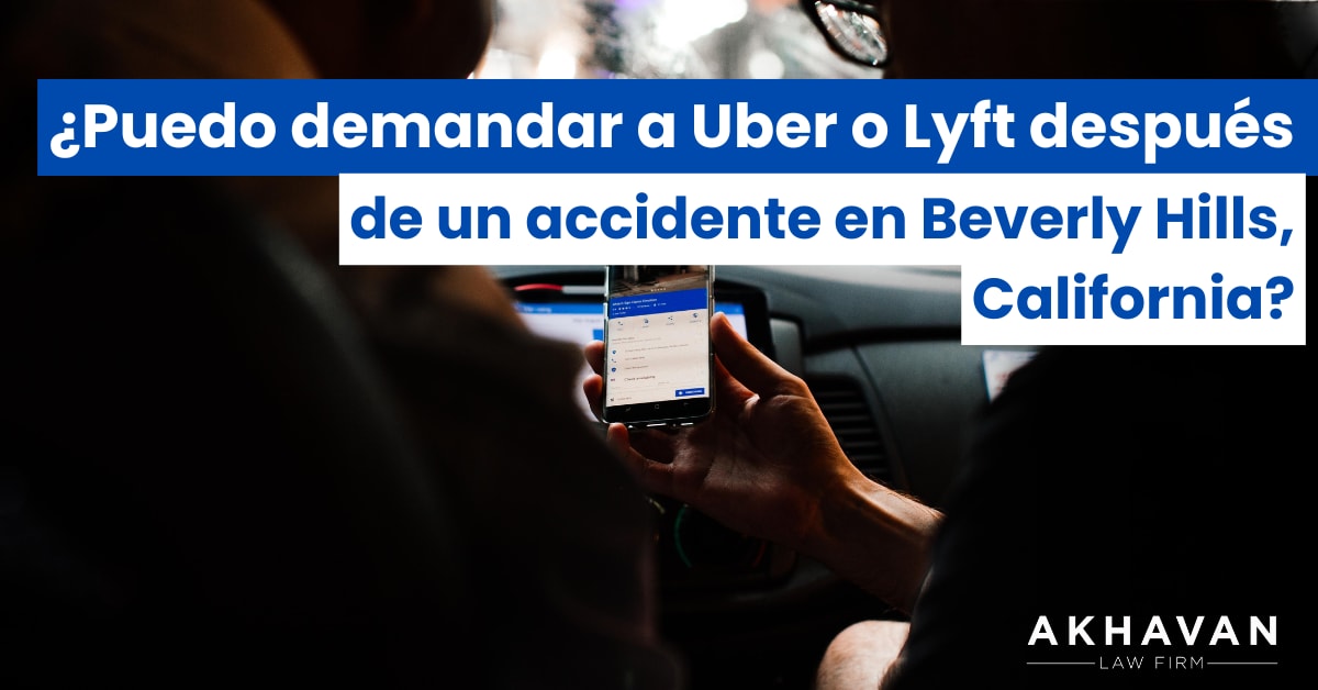 Abogado Uber Lyft Beverly Hills