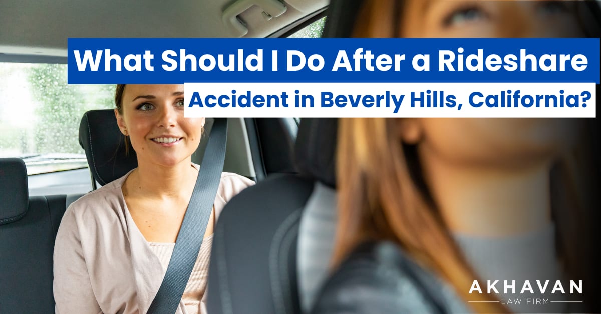 Rideshare Accident Attorney Beverly Hills