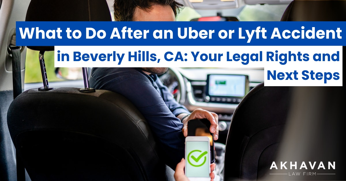Uber Lyft Accident Lawyer Beverly Hills