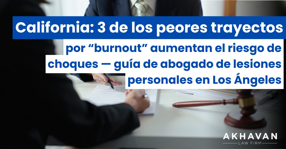 abogado de lesiones personales en Los Ángeles