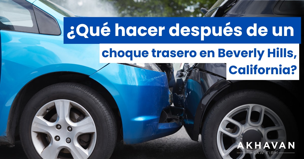 Rear End Accident Lawyer Beverly Hills