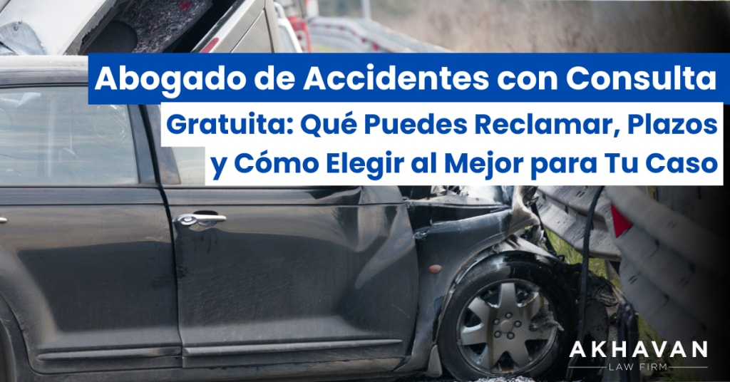 Abogado de accidentes con consulta gratuita