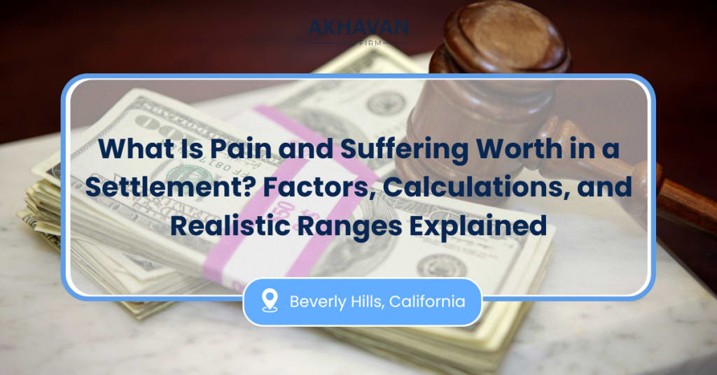 what is pain and suffering worth in a settlement