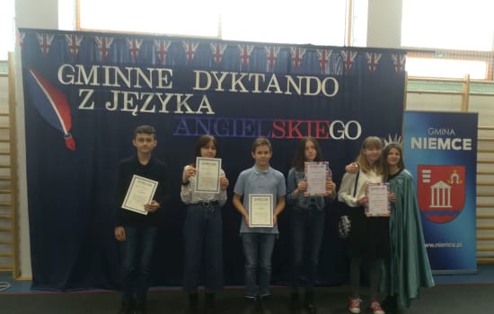 Sukcesy w Gminnym Dyktandzie z Języka Angielskiego