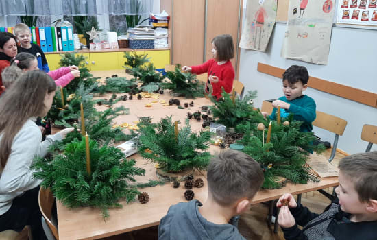 Warsztaty świąteczne w klasie 1a