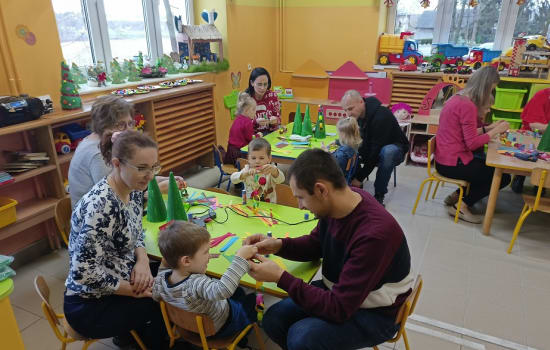 WARSZTATY BOŻONARODZENIOWE W GRUPIE MOTYLKI