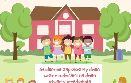 Zaproszenie na Dzień Otwarty w Przedszkolu w Ciecierzynie