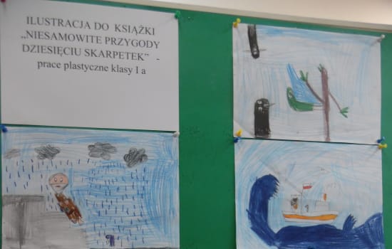 ILUSTRACJA DO KSIĄŻKI „ NIESAMOWITE PRZYGODY DZIESIĘCIU SKARPETEK ”