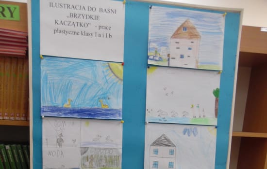 ILUSTRACJA DO BAŚNI  „BRZYDKIE KACZĄTKO”