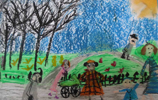 ILUSTRACJA DO KSIĄŻKI  „RANY JULEK”