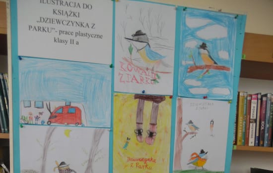 ILUSTRACJA DO KSIĄŻKI „DZIEWCZYNKA Z PARKU ”