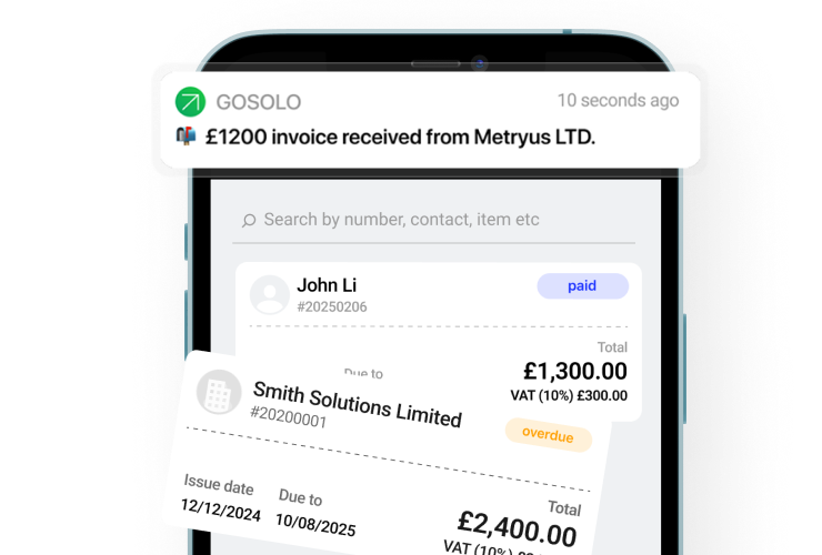 Send unlimited branded invoices. Look professional, get paid faster with reminders and tracking built in.