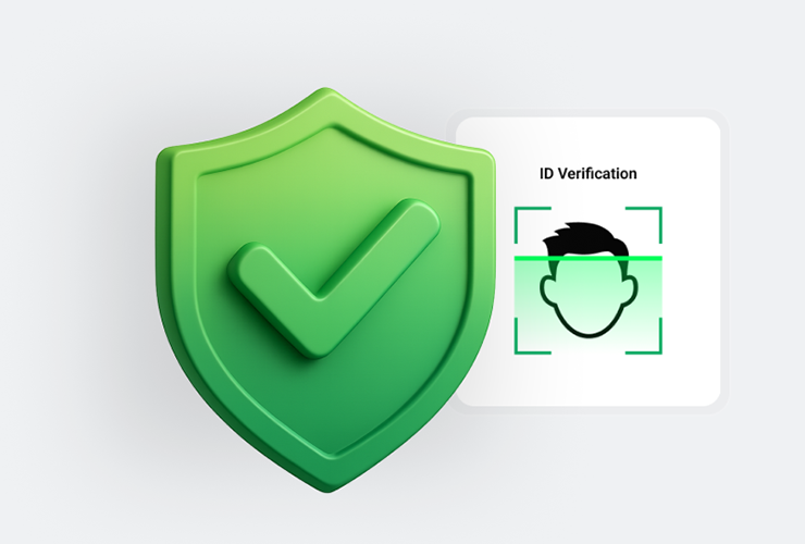 100% digital: just have your ID at the ready. Save time and get your business up and running right from your phone.