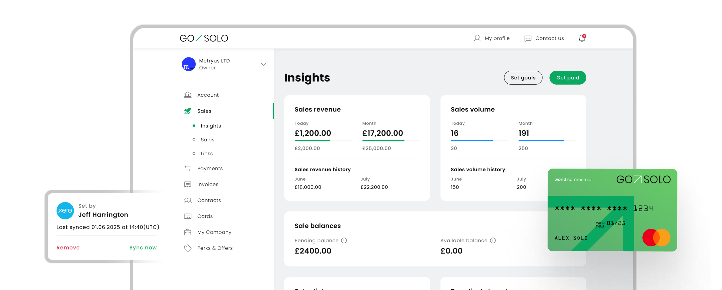 Here’s what our online business account offers you <span class="green-text">from the get-go</span>