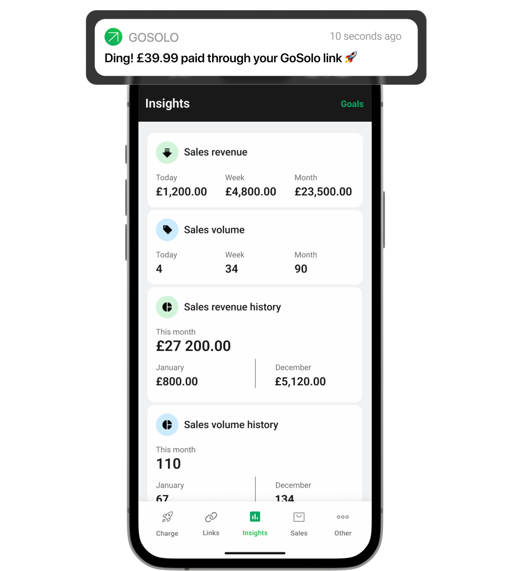 Accept payments anytime, anywhere