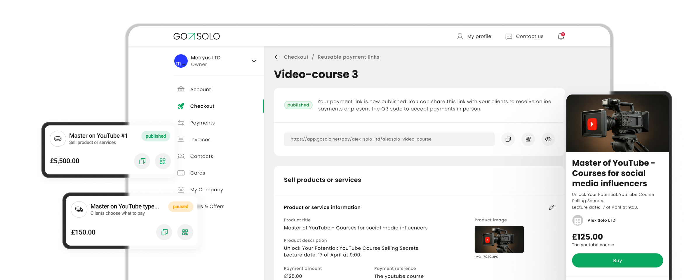 <span class="green-text">Three ways to get paid </span>— one simple tool