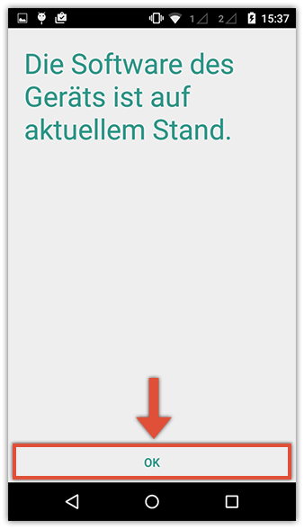 update3 System aktualisieren Bereich in Android-Einstellungen